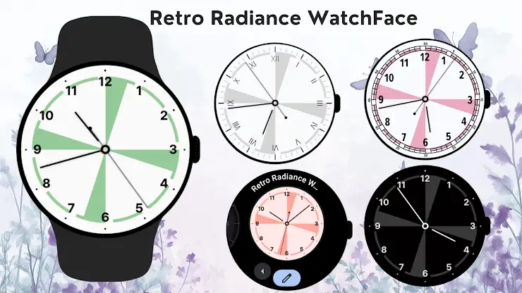 Retro Radiance Watch Face screenshot 6