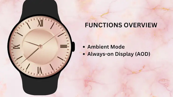 Rose Gold Elegance Watch Face screenshot 5