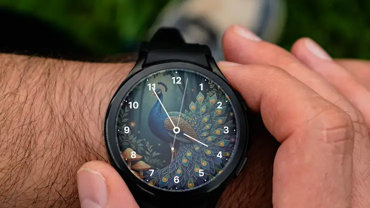 Royal Peacock Watch Face screenshot 1