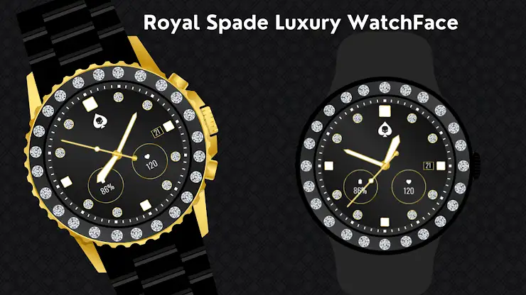Royal Spade Luxury WatchFace screenshot 4