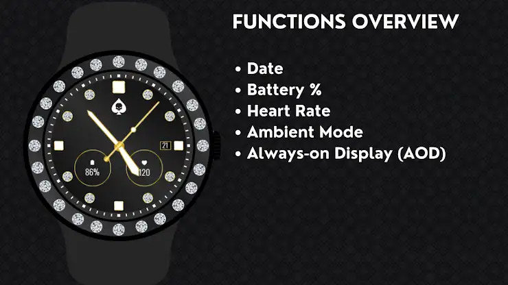 Royal Spade Luxury WatchFace screenshot 6
