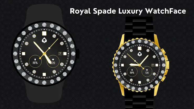 Royal Spade Luxury WatchFace screenshot 2