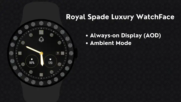 Royal Spade Luxury WatchFace screenshot 8