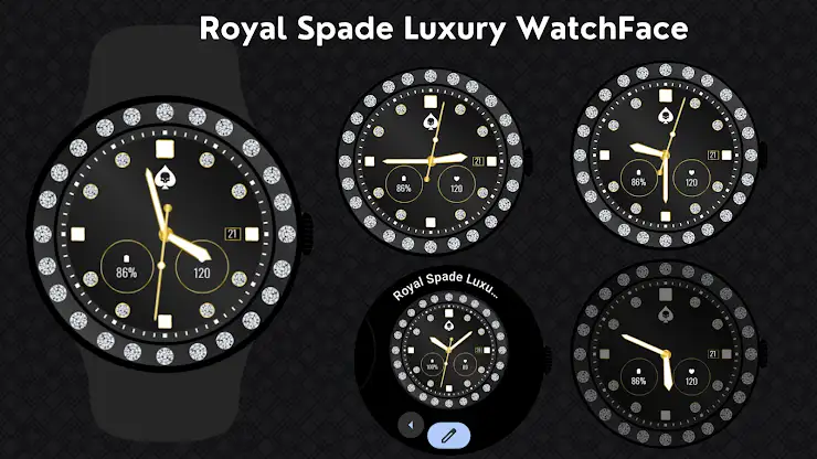 Royal Spade Luxury WatchFace screenshot 7