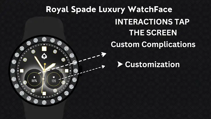 Royal Spade Luxury WatchFace screenshot 5