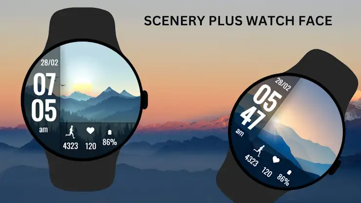 Scenery Plus Watch Face screenshot 2