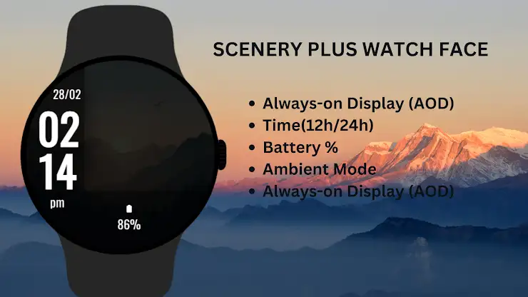 Scenery Plus Watch Face screenshot 8