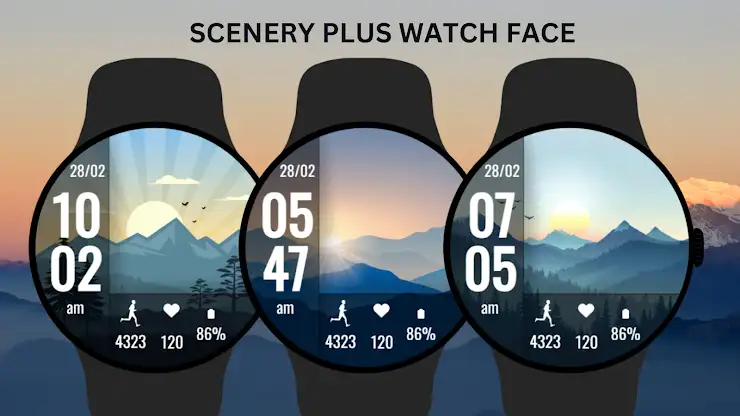 Scenery Plus Watch Face screenshot 7