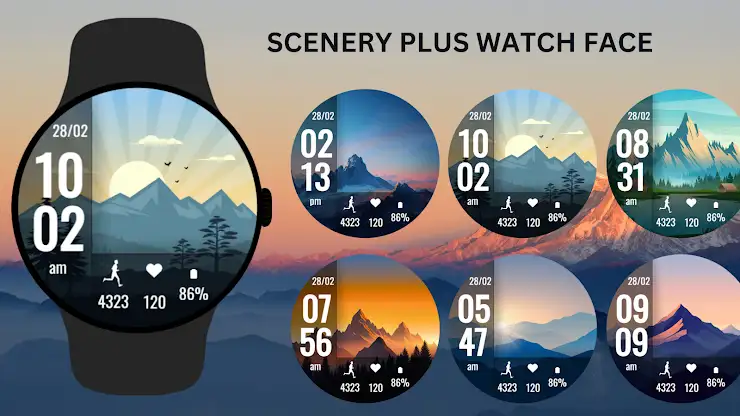 Scenery Plus Watch Face screenshot 6