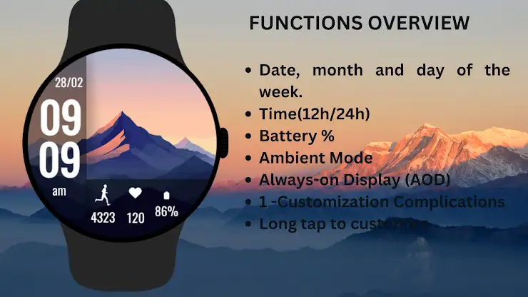 Scenery Plus Watch Face screenshot 5