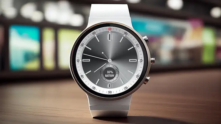 Silver Classic Watch Face screenshot 1