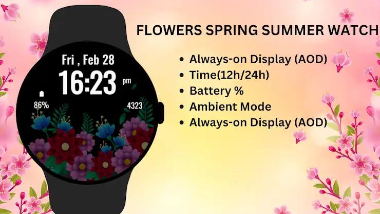 Flowers Spring Summer Watch 2 screenshot 8