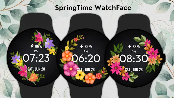 SpringTime WatchFace screenshot 4