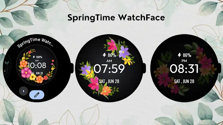 SpringTime WatchFace screenshot 3