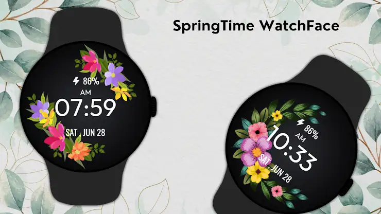 SpringTime WatchFace screenshot 2