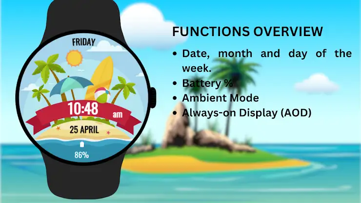 Summer Island Time Watch screenshot 6