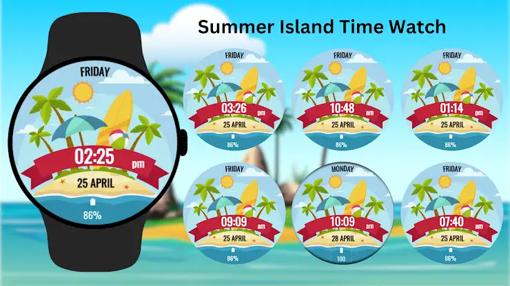 Summer Island Time Watch screenshot 7