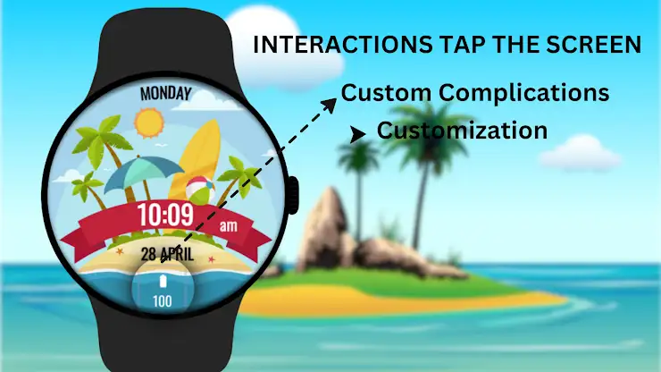 Summer Island Time Watch screenshot 5