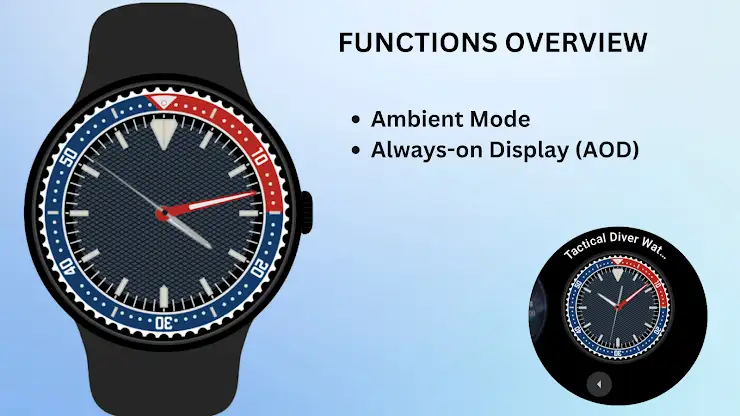 Tactical Diver WatchFace screenshot 5