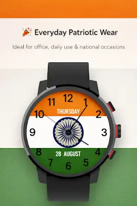 Tiranga Pride WatchFace screenshot 2