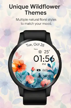Wildflower WatchFace screenshot 4
