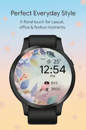 Wildflower WatchFace screenshot 5