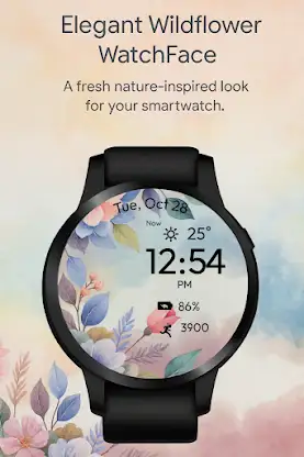 Wildflower WatchFace screenshot 1