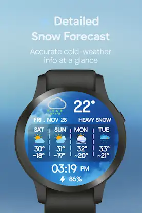 Weather Forecast for Wear OS screenshot 6