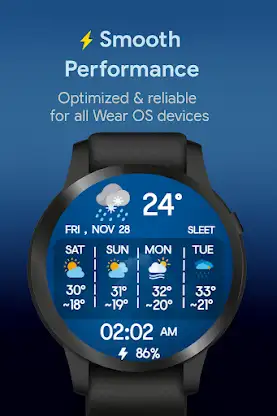 Weather Forecast for Wear OS screenshot 5