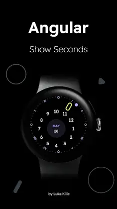 Angular - Minimal Watch Face screenshot 6