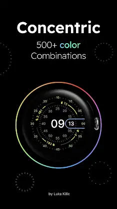 Concentric - Pixel Watch Face screenshot 2