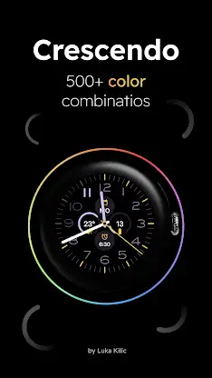 Crescendo - Analog Watch Face screenshot 2