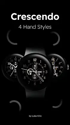 Crescendo - Analog Watch Face screenshot 6