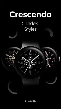 Crescendo - Analog Watch Face screenshot 4