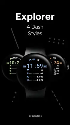 Explorer - Digital Watch Face screenshot 4