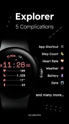 Explorer - Digital Watch Face screenshot 5