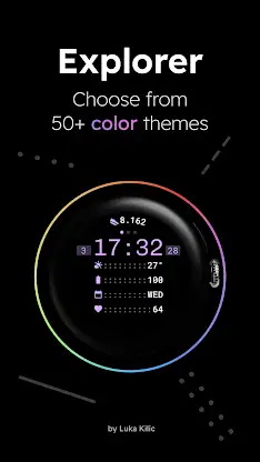 Explorer - Digital Watch Face screenshot 2
