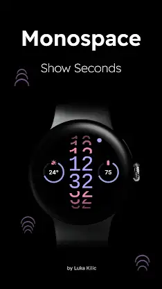 Monospace - Digital Watch Face screenshot 5