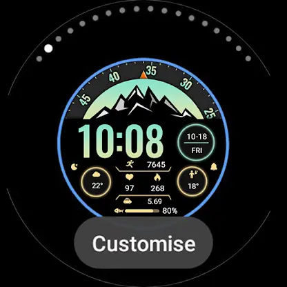 Abstract Mountain ZKin Watch screenshot 8