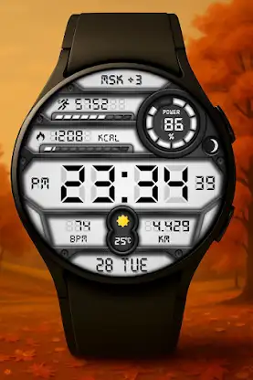 Altas Digital Watch Face screenshot 2