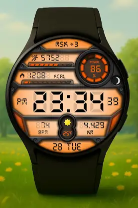 Altas Digital Watch Face screenshot 3