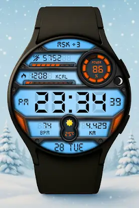 Altas Digital Watch Face screenshot 1