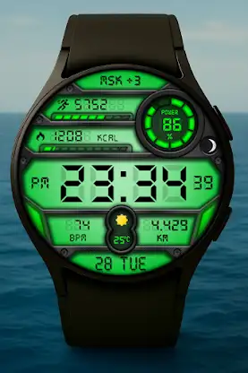 Altas Digital Watch Face screenshot 5