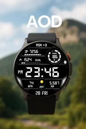 Altas Digital Watch Face screenshot 8