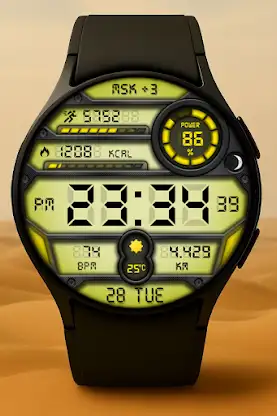 Altas Digital Watch Face screenshot 4