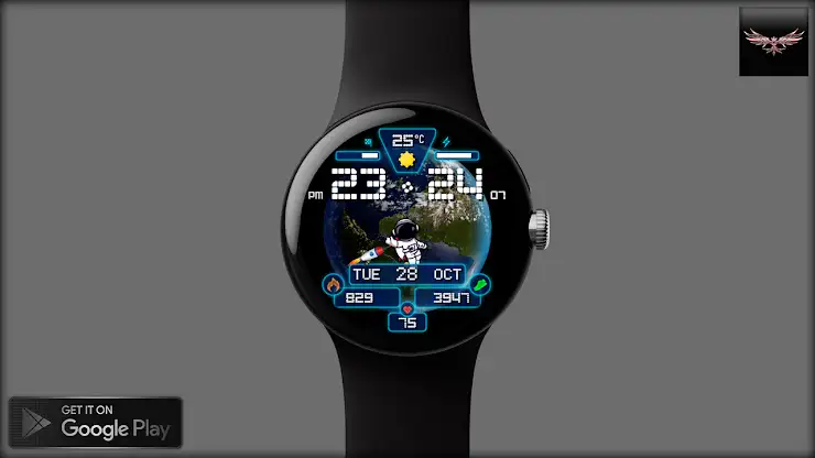 Animated Orbit Watch Face screenshot 1