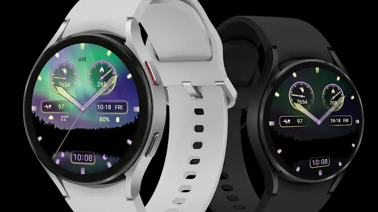 ZKin Watch Face Aurora Quartz screenshot 4