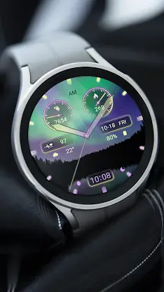 ZKin Watch Face Aurora Quartz screenshot 7