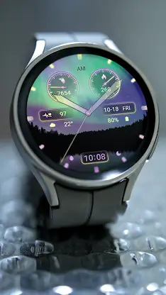 ZKin Watch Face Aurora Quartz screenshot 6