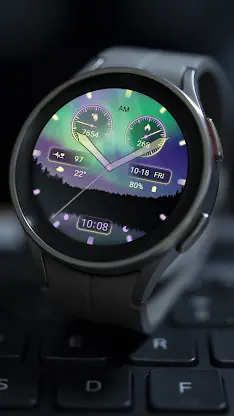 ZKin Watch Face Aurora Quartz screenshot 8